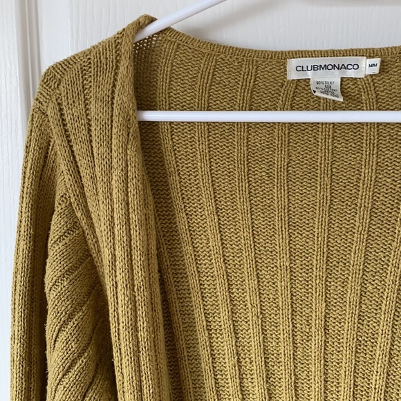 Club Monaco M Tan Cardigan - Picture 2 of 3